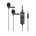 Микрофон Boya BY-M1DM, петличный, двойной, универсальный (TRS / TRRS)