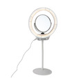 Осветитель Falcon Eyes BeautyLight 128 LED, 8 Вт, кольцевой, 3000 - 5500 К, с зеркалом