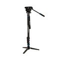 Монопод Benro MCT38AF Hi-Hat Connect с видеоголовой S4PRO, алюминиевый с клипсами