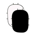 Фон на пружине Raylab RF-12 белый / черный, 150 x 200 см