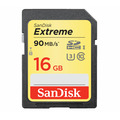Карта памяти SanDisk SDHC 16GB Extreme Class 10 U3 UHS-I 90 MB/s уцененный