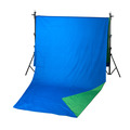 Фон GreenBean Field 2.4 х 5.0 м, тканевый, синий / зеленый