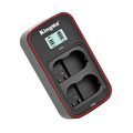 Зарядное устройство Kingma BM058-ENEL15, USB, для 2х Nikon EN-EL15, дисплей