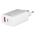 Зарядное устройство TFN USB-A, USB-C, QC+PD 30 Вт, белое