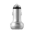 Автомобильное зарядное устройство Devia Thor Dual USB Port Car Charger, серебристое