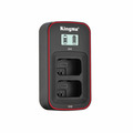 Зарядное устройство Kingma BM058-FW50 для 2х NP-FW50, USB, с дисплеем 