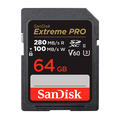 Карта памяти SanDisk SDXC 64GB Extreme PRO UHS-II V60 280/100MB/s уцененный