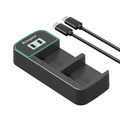 Зарядное устройство Kingma BM058Q-F550, для 2х Sony NP-F, дисплей, USB Type-C