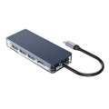 Док-станция Orico WB-6RJ-V1: 3х USB-A, HDMI 1.4, RJ45, USB PD 100 Вт