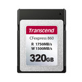 Карта памяти Transcend CFexpress Type B 320GB CFE860 Gen3x2, SLC mode (R1750/W1500)