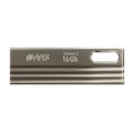 Накопитель HIPER USB2 Flash 16GB Hiper Groovy U, цинк, цвет титан