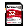 Карта памяти Kingston SDHC 32GB Canvas React Plus UHS-II Class U3 V90 уцененный