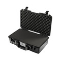 Защитный кейс Peli 1525Air WL/WF PB, с наполнением из поропласта, черный