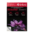 Фотобумага Intro MTEA4-115-50, A4, матовая, самоклеящаяся, 115 г/м2, 50 листов