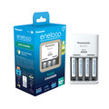 Зарядное устройство Panasonic Basic + 4 шт. Eneloop ААA 800 мАч (K-KJ51MCD04E)