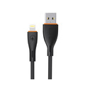 Кабель EOFE AL21 USB-A / Lightning, 2.4А, ПВХ, 1 метр, черный