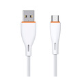 Кабель EOFE AC21 USB-A / USB-C, 2.4А, ПВХ, 1 метр, белый