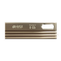 Накопитель HIPER USB2 Flash 8GB Hiper Groovy U, цинк, цвет титан 