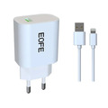 Зарядное устройство EOFE EA02 20 Вт, USB-A, кабель Lightning, белое