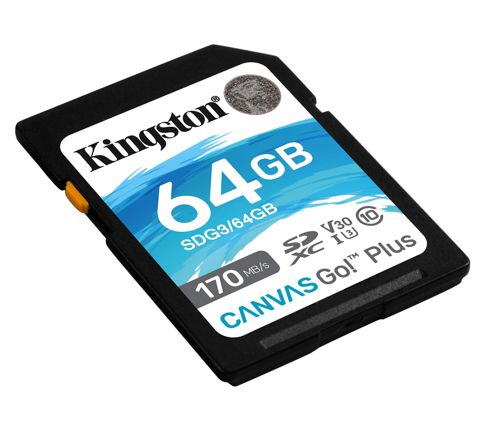 SDXC 64GB Canvas Go Plus UHS-I U3 V30 70/170Mb/s
