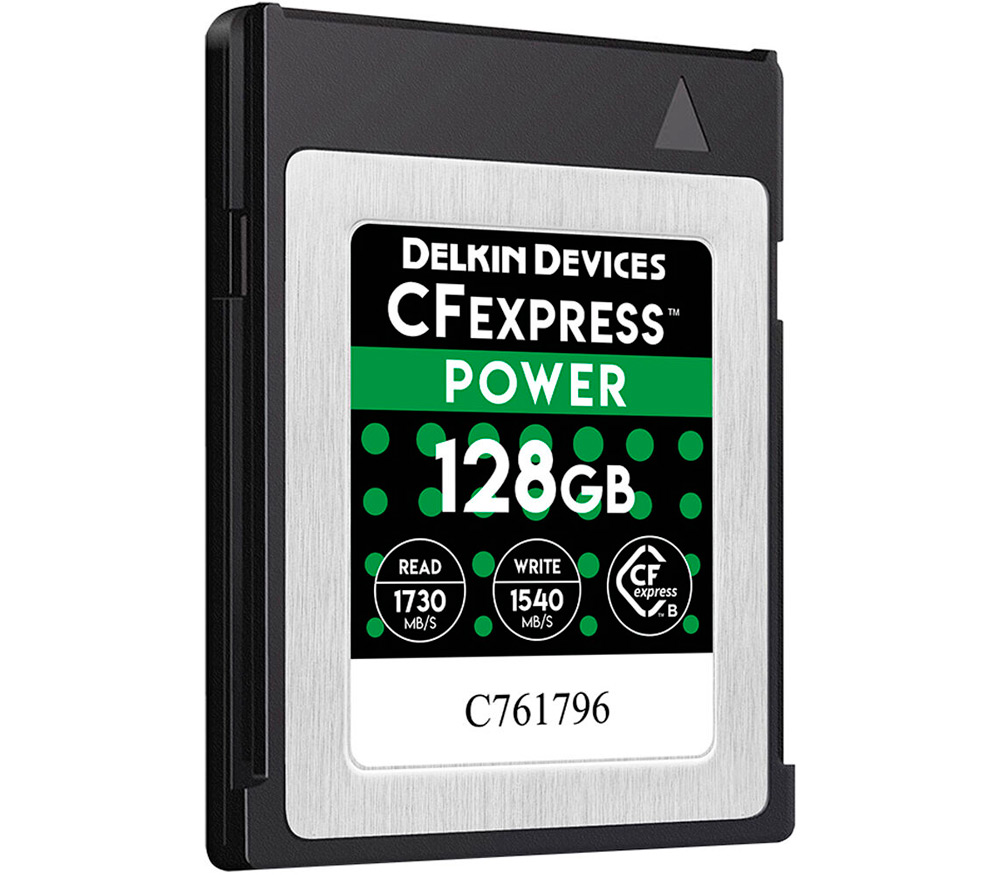 CFexpress Type B 128GB Power чтение 1730, запись 1540 Мбайт/с 