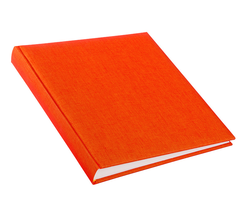 30х31 см, 60 страниц, тканевая обложка (лён), оранжевый