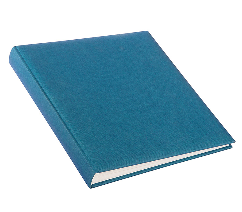 30х31 см, 60 страниц, тканевая обложка (лён), синий