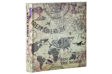 Фотоальбом Fotografia 10x15 см 200 фото, «Путешествие» книжный переплет, FA-BBM200 - 411