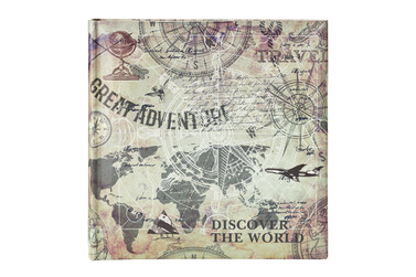 Фотоальбом Fotografia 10x15 см 200 фото, «Путешествие» книжный переплет, FA-BBM200 - 411