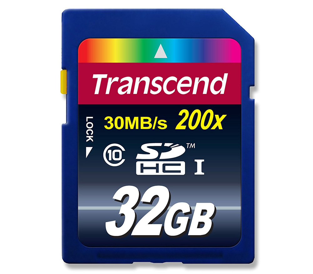 Карта памяти transcend 32